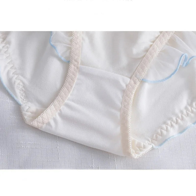 Women's Cotton Panties Low Waist Cute Soft Princess