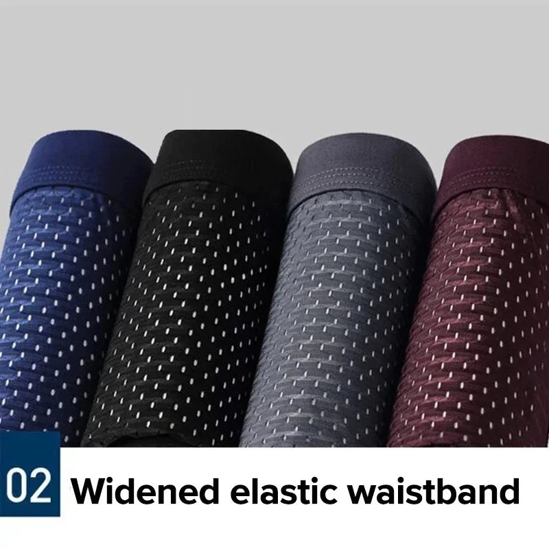 Men's Bamboo Boxer Shorts Breathable Deodorizing Super Soft