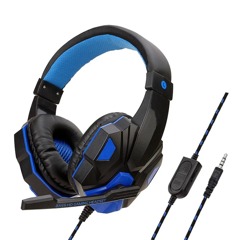 Tai nghe gaming 3.5mm có mic, bass mạnh, đa thiết bị - Daisan Mart