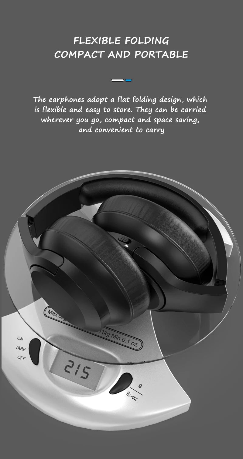 LDON L839 Folding Headphones Bluetooth 5.3 Gaming Mic