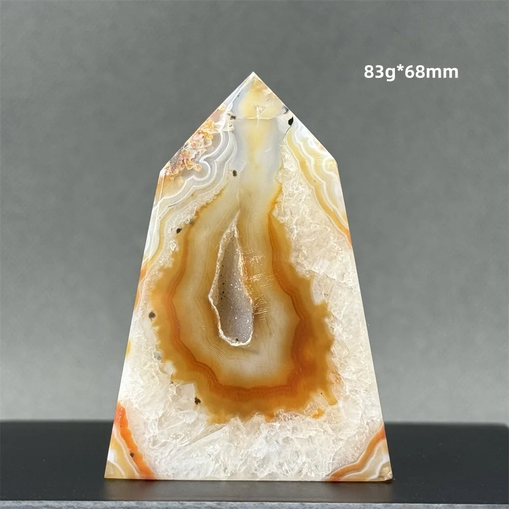 Natural Red Onyx Pillar - Decorative &amp; Healing Stone