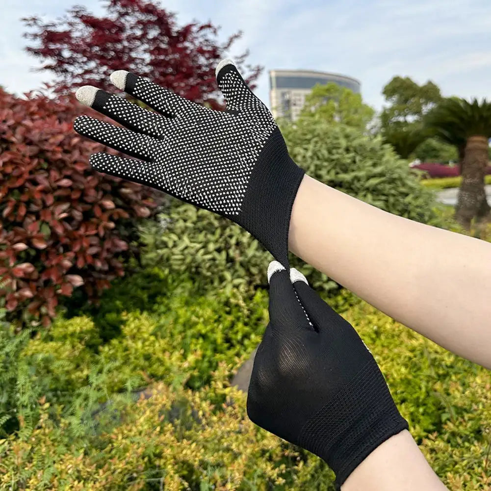 Unisex Anti Slip Touch Screen Gloves Breathable Sweatproof Knit Thermal Gloves for Phone Games Touch Sensitive Gaming Gloves