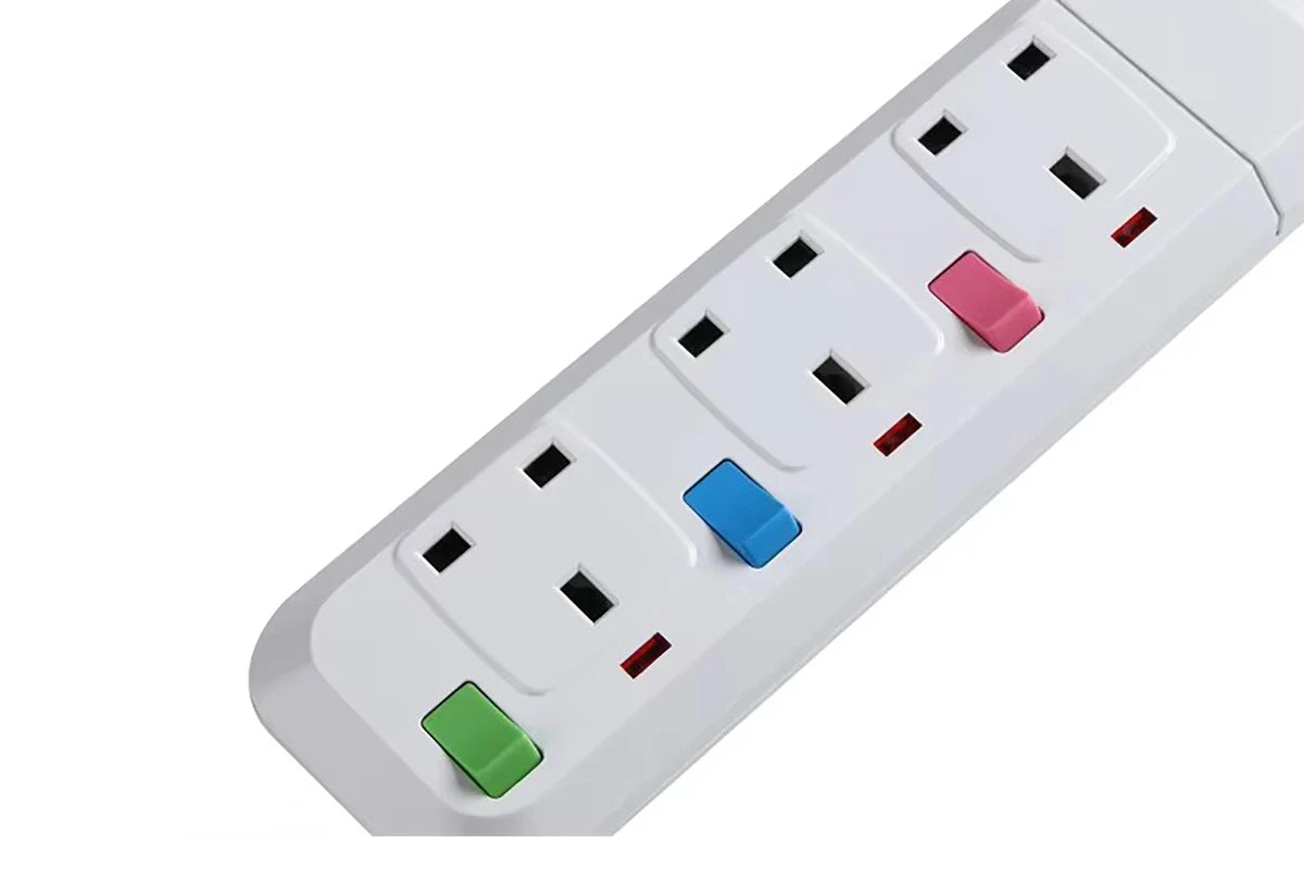 Ổ Cắm Điện Melery 4 Cổng 2 USB Có Bảo Vệ Quá Tải