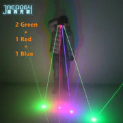 DJ Laser Gloves RGB 2in1 LED Stage Party Lights