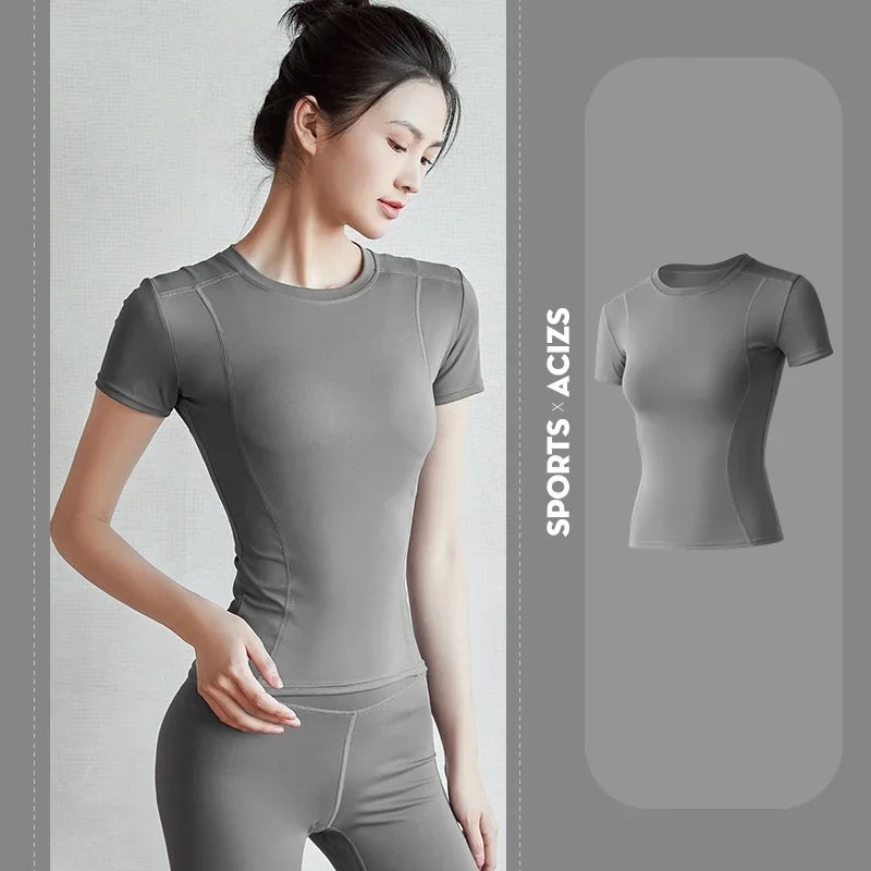 Áo Tập Yoga Nữ 2025 Thoáng Khí Khô Nhanh Thể Thao - Daisan Mart