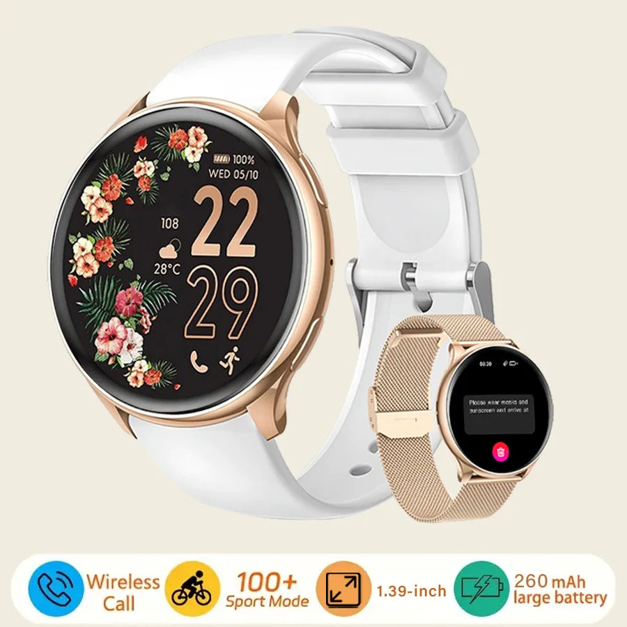 Black Gold Women's Smartwatch - Comprehensive Health