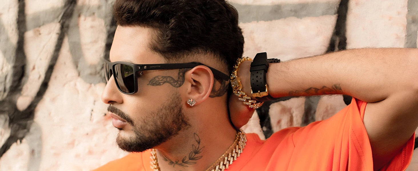 Kính Mát ZENOTTIC Vuông Cổ Điển Chống Tia UV Siêu Nhẹ