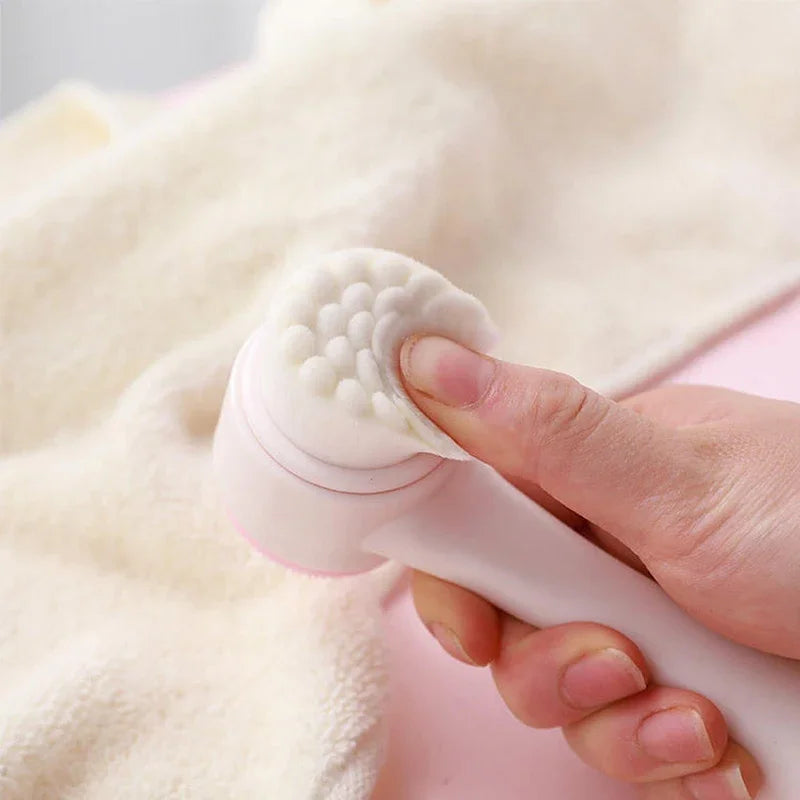 Bàn chải rửa mặt 3D silicone hai mặt mềm mại - Daisan Mart