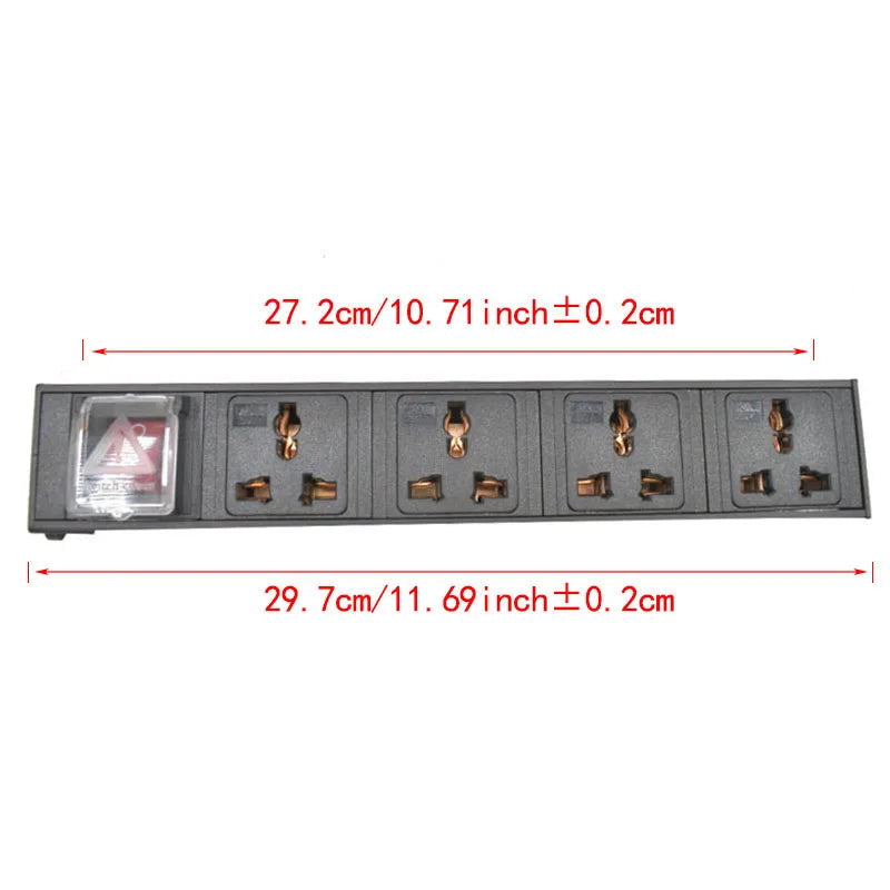 Ổ điện tủ mạng 2-9 cổng đa năng IEC-C14 PDU - Daisan Mart