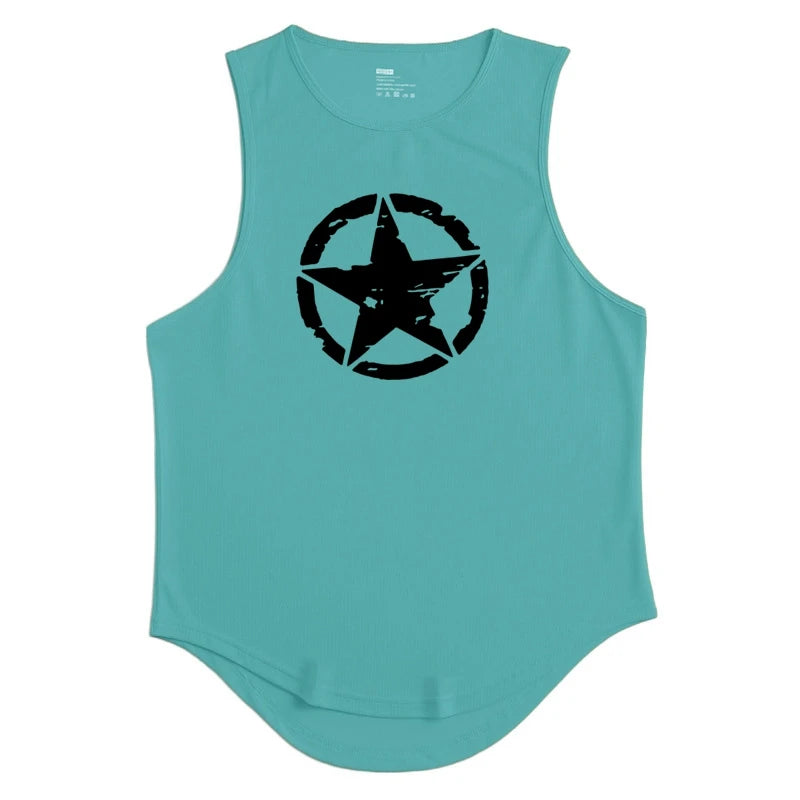 Áo Thun Nam Thể Thao Nhanh Khô Tập Gym Không Tay