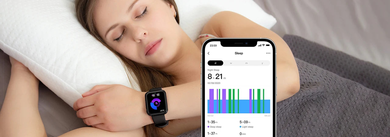 Đồng Hồ Thông Minh Thể Thao Chống Nước IP68 2 Trong 1