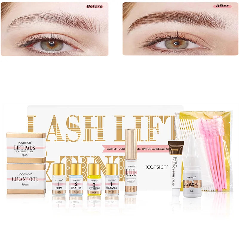 ICONSIGN 2-in-1 Multi-Function Eyelash Lift &amp; Eyebrow Tinting Kit