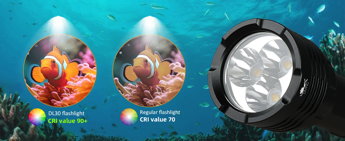 Đèn Lặn Wurkkos DL30 3600 Lumens Sáng Chống Nước IPX8 - Daisan Mart