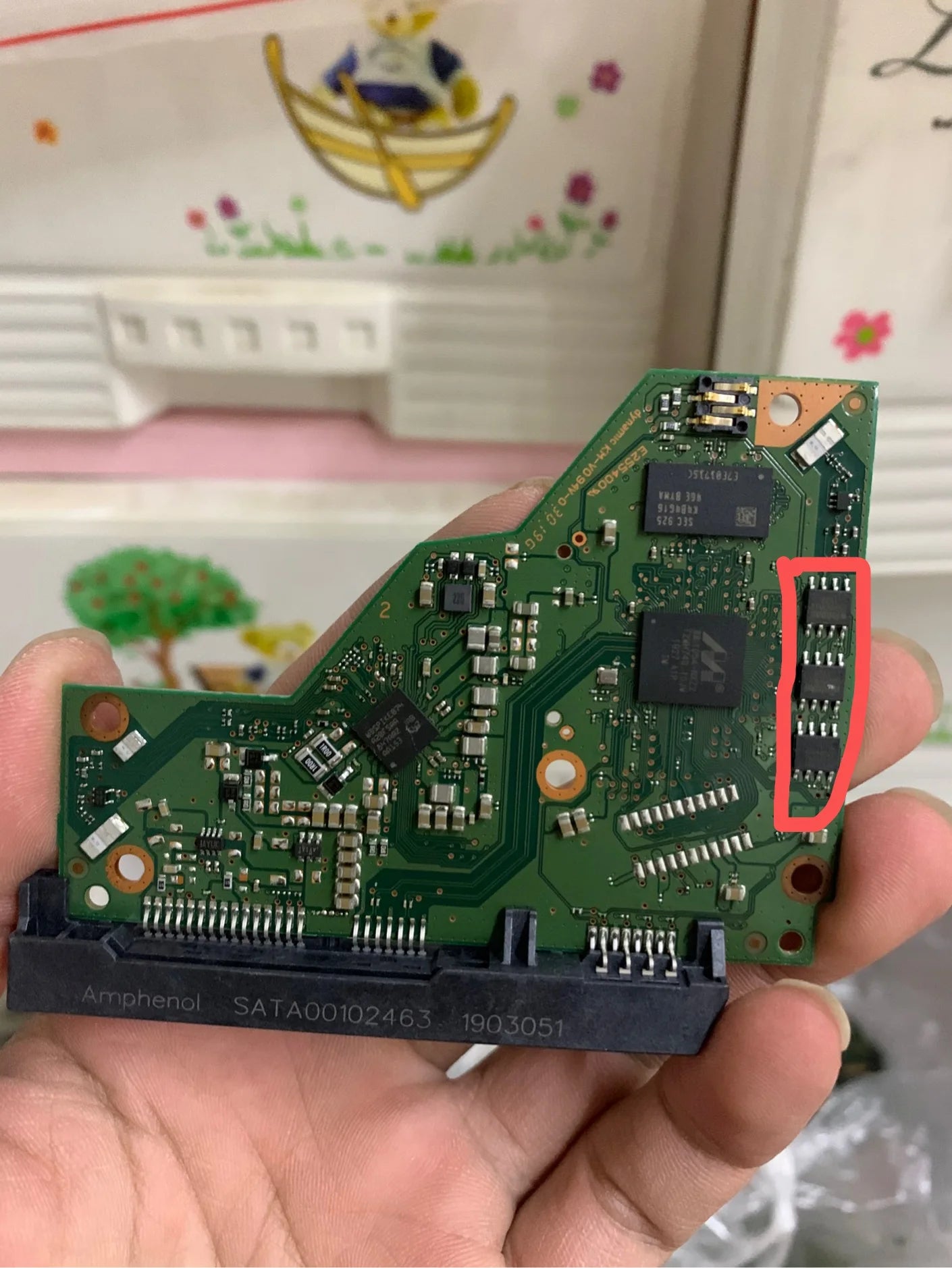 Bo mạch PCB giải mã ổ cứng WD 2060-810011-001