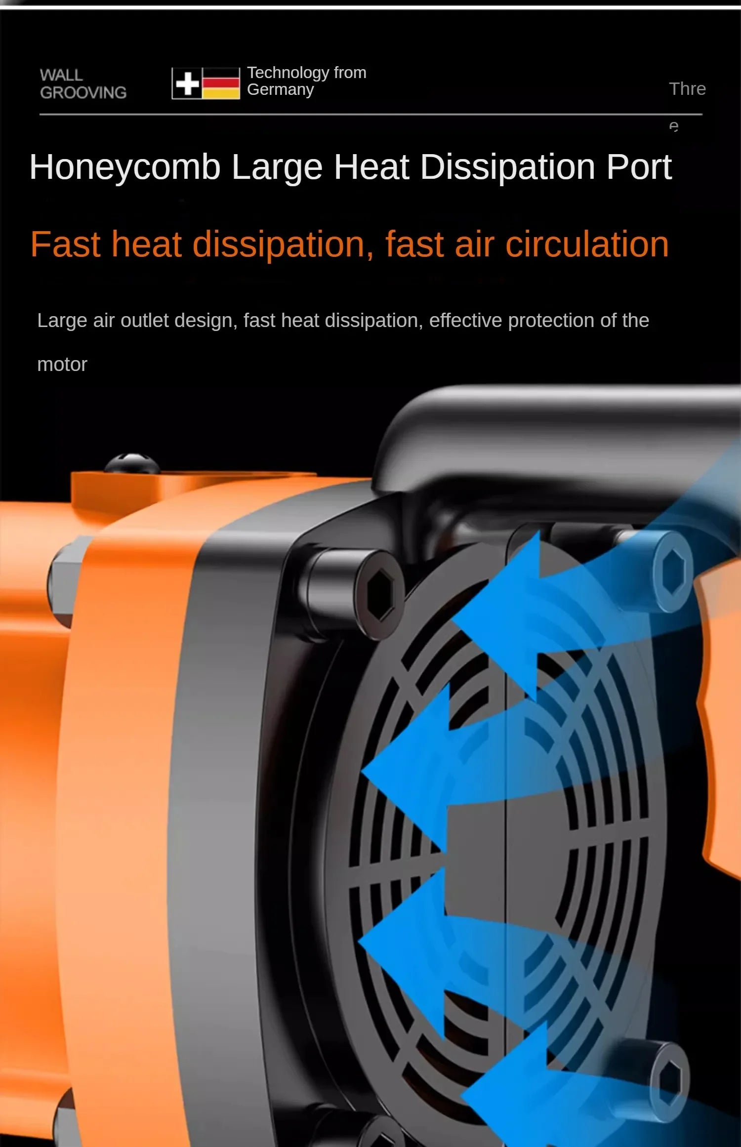 220V High Power Electric Impact Wrench Plug-in Wind Gun Heavy Duty Industrial Grade Automotive Repair Tower Crane - Daisan Mart