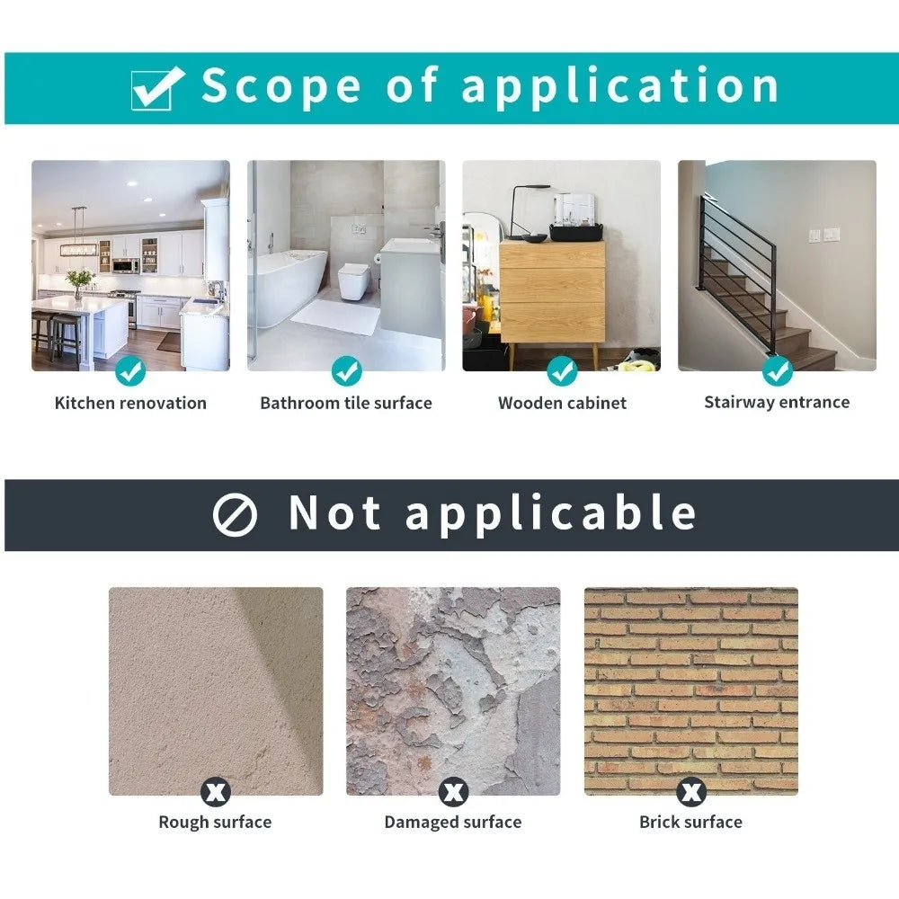 10Pcs European Square Kitchen Wallpaper Solid Color Self-adhesive Wall Stickers Oil-proof Waterproof Thickened Tile Stickers
