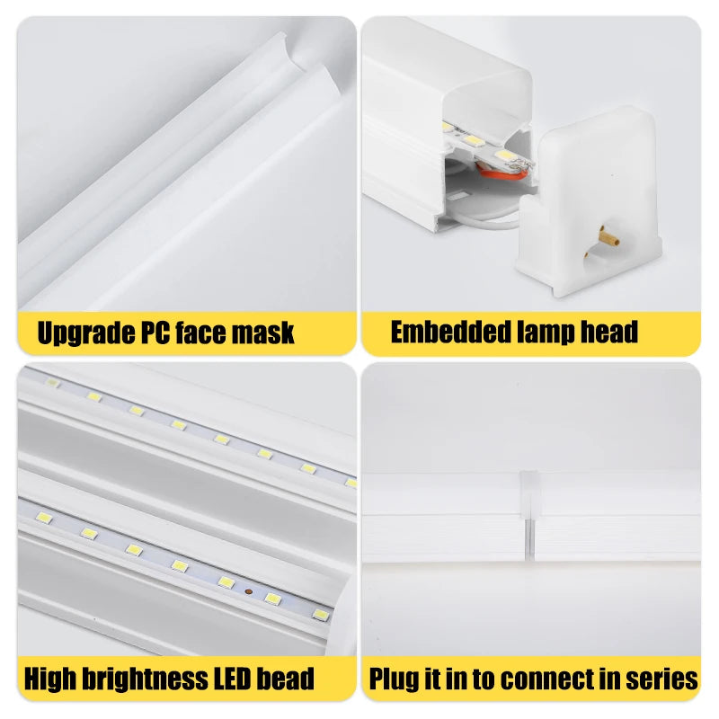 Đèn Tuýp LED T5 T8 90/120cm Lắp Tủ Bếp Văn Phòng Nhà