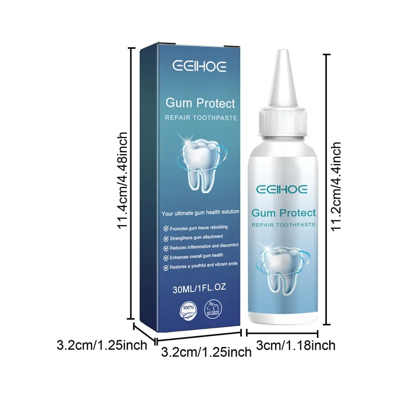 Rapid Repairing Gum Atrophy Toothpaste Effectively Relieve Dental Allergies Deep Cleaning Tooth Caries Damaged Teeth Care Serum