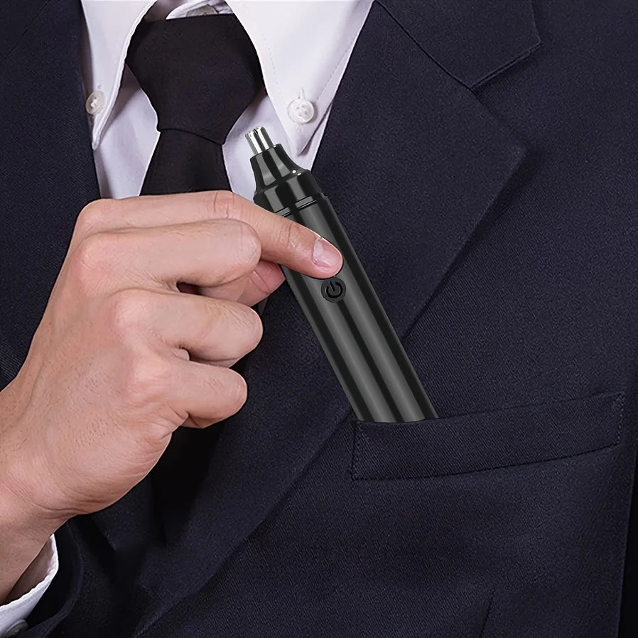USB Rechargeable Ear Nose Hair Trimmer for Men and Women