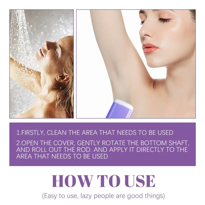 72h Body Deodorant - Long-lasting antiperspirant wax