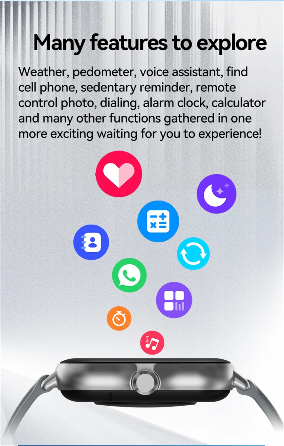 Đồng Hồ Thông Minh 1.44 Đo Huyết Áp, Oxy, Gọi Bluetooth