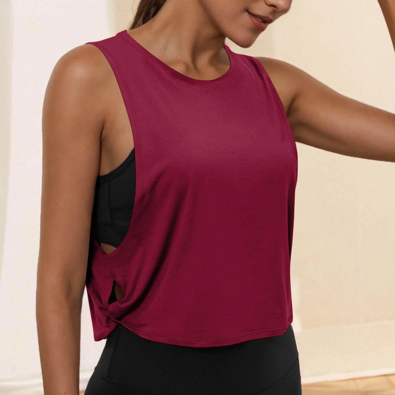 Áo Tank Tập Gym Nữ Không Tay Thoáng Mát Thời Trang - Daisan Mart