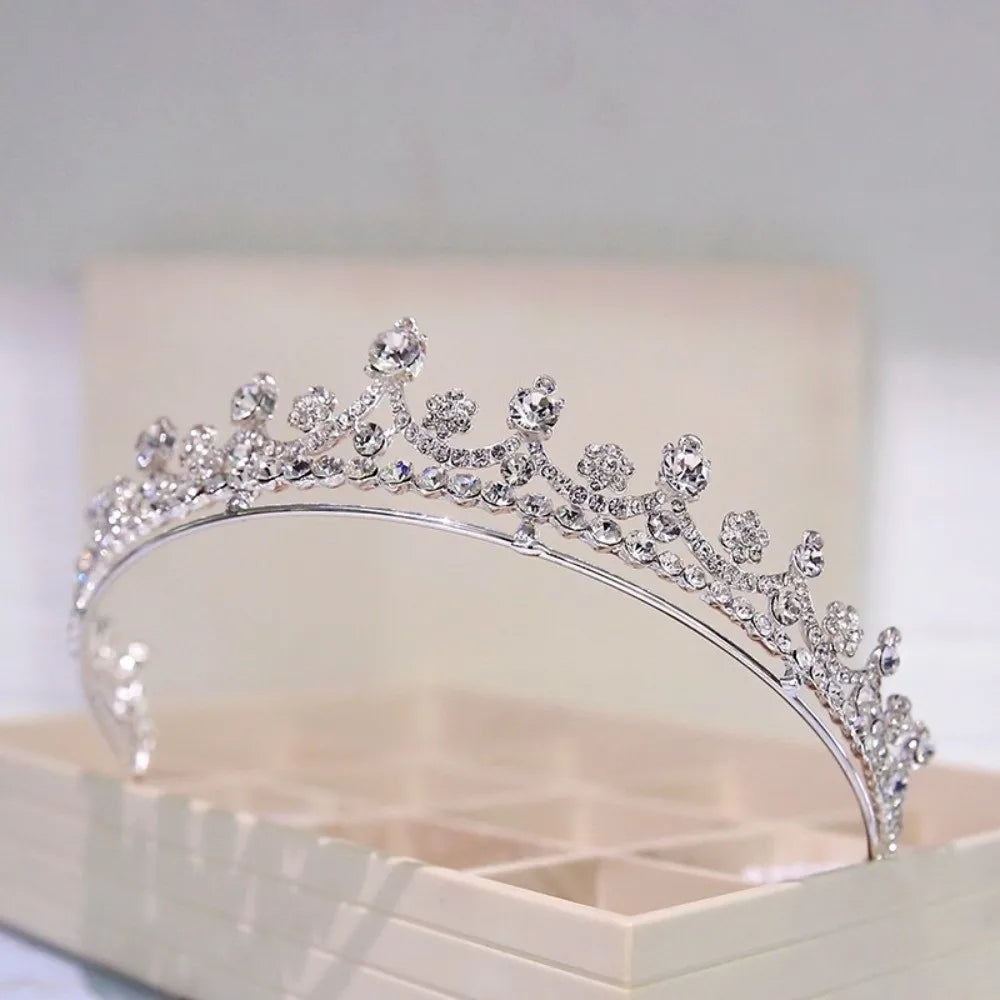 Luxurious sparkling crystal bridal crown