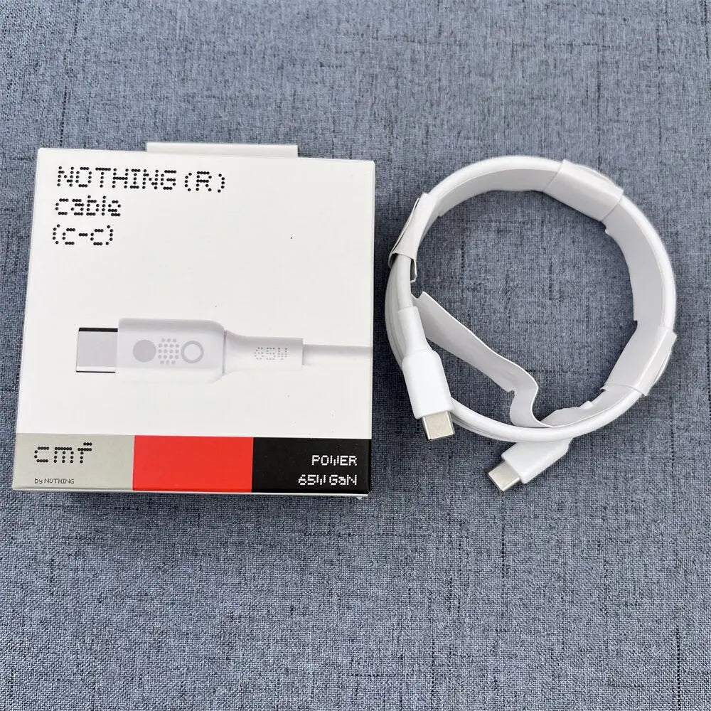 65W Supervooc Super Fast Charger Type-C Cable For Nothing