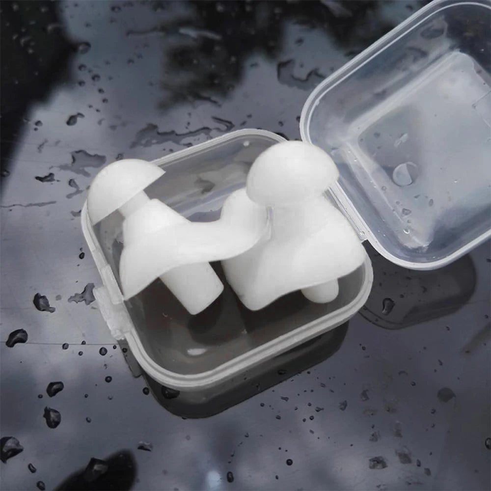 Nút tai silicone chống nước mềm mại tiện lợi bơi lội - Daisan Mart
