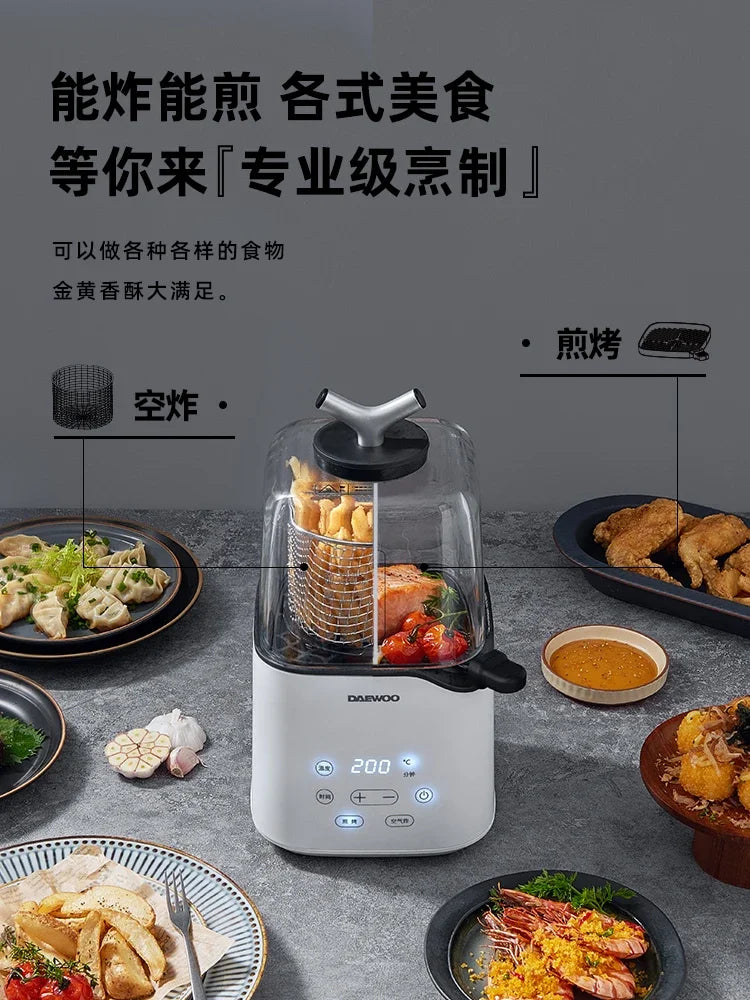 220V Air Fryer for Home Use: Oil-Free Electric Cup Pot with Automatic Multifunction