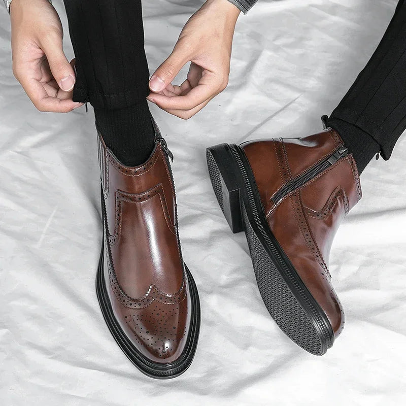 Giày Da Bò Cổ Thấp 2025 - Thời Trang & Êm Ái