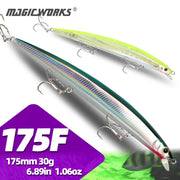 Magic Works 175mm Jerkbait Floating Sea Fishing Lure