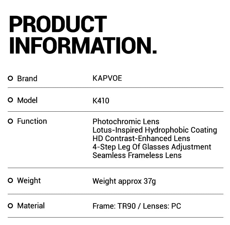 Kính Đạp Xe Kapvoe 2025 - Phong Cách & Bảo Vệ - Daisan Mart