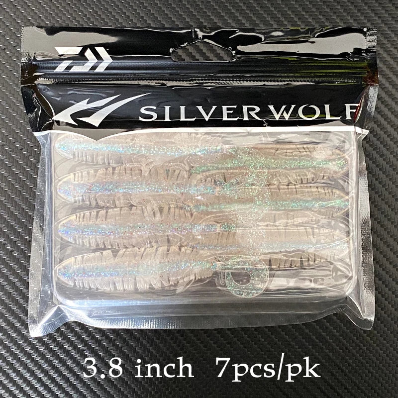 Mồi Giả Mềm KJ Curly 3.8 - Lure Câu Cá Biển 10cm