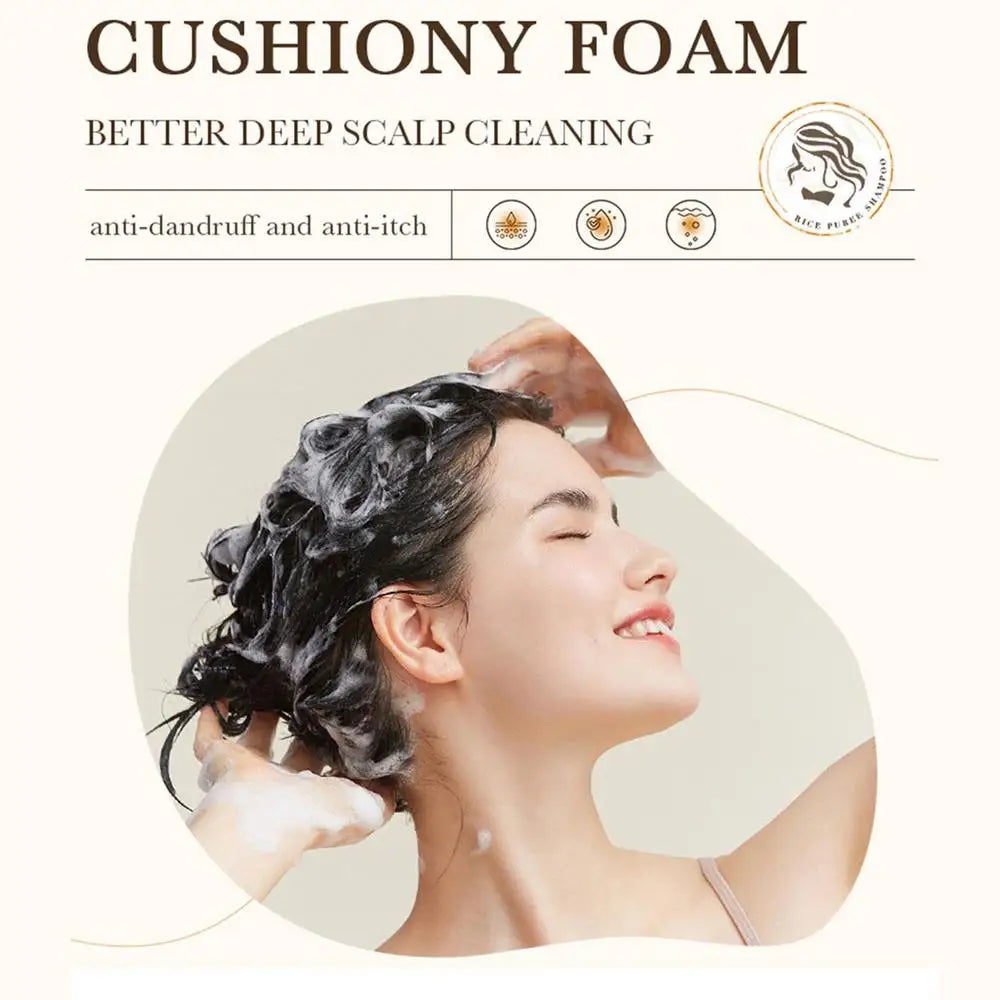 Dầu Gội Dưỡng Tóc Gạo - Dưỡng Ẩm & Phục Hồi Tóc Yếu