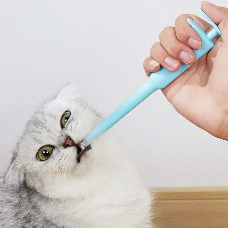 Pet Medicine Feeder Cats Dogs Portable Novel Shape Simple Feeding Insect Repellent Tablets Easy Use Pet Medicine Feeder Used - Daisan Mart