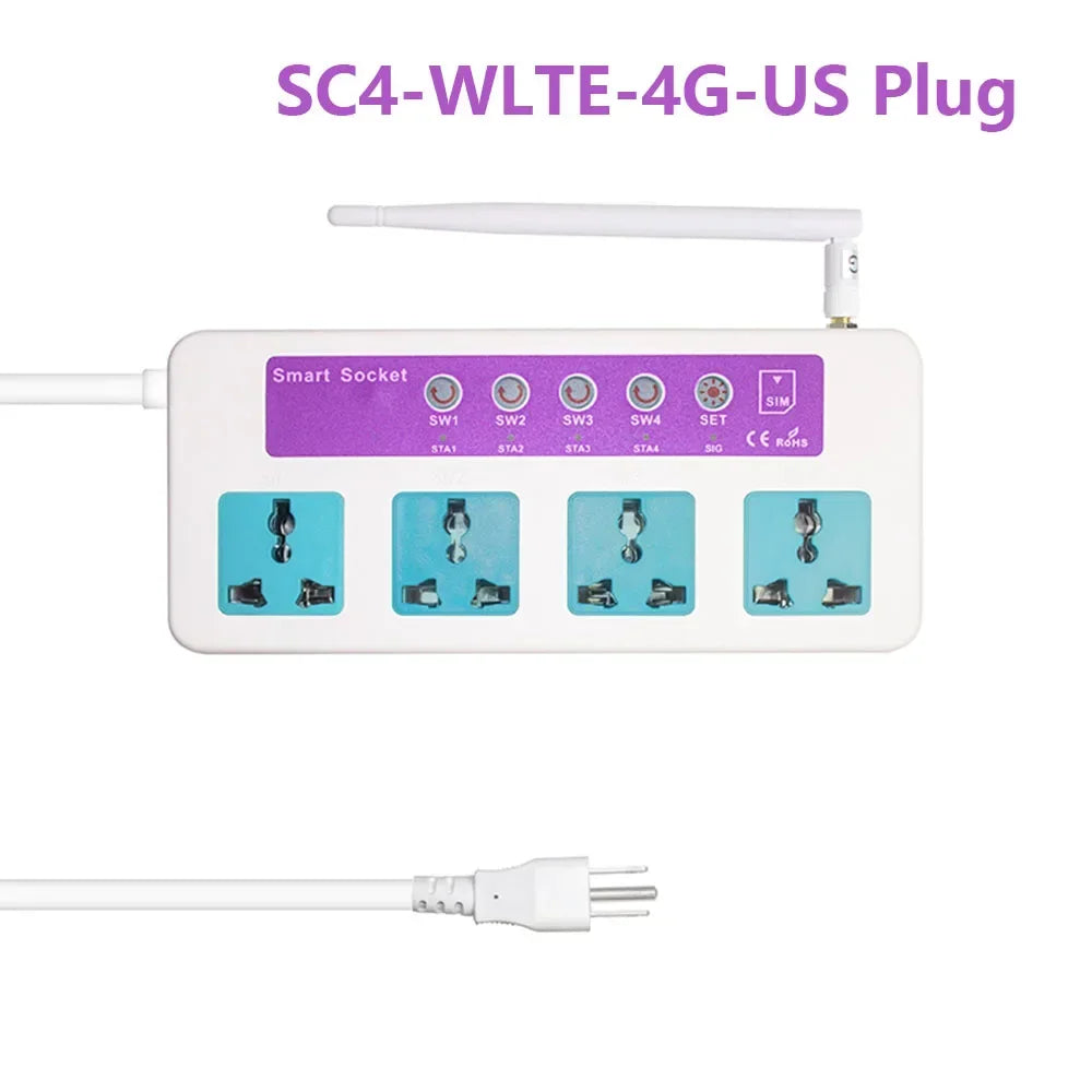 4G Smart Socket, Power Outage Alarm &amp; Remote Control