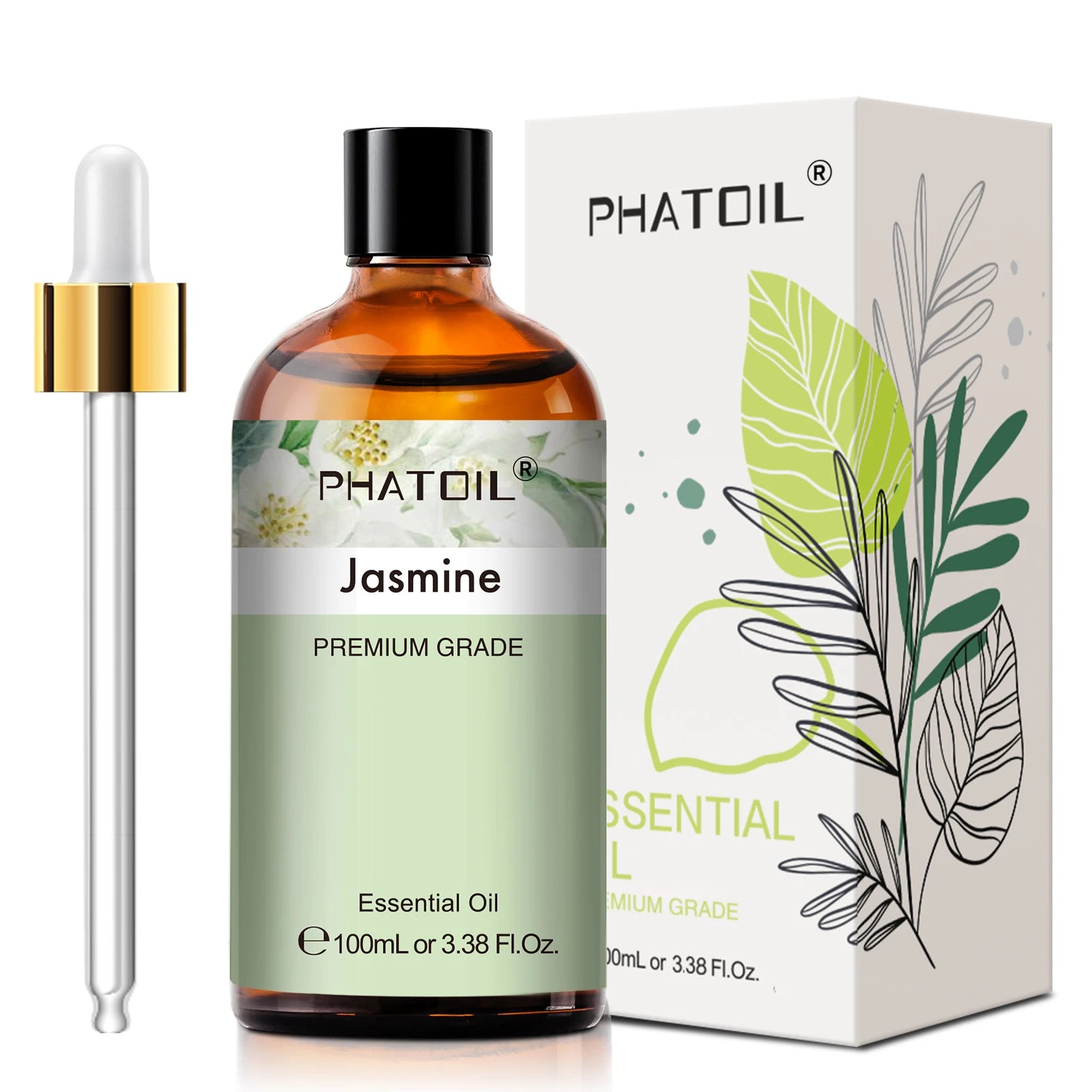 PHATOIL 100ML Eucalyptus Rose Essential Oils Lavender Indian Sandalwood Bergamot Cinnamon Lemongrass Essential Oils For Skin - Daisan Mart