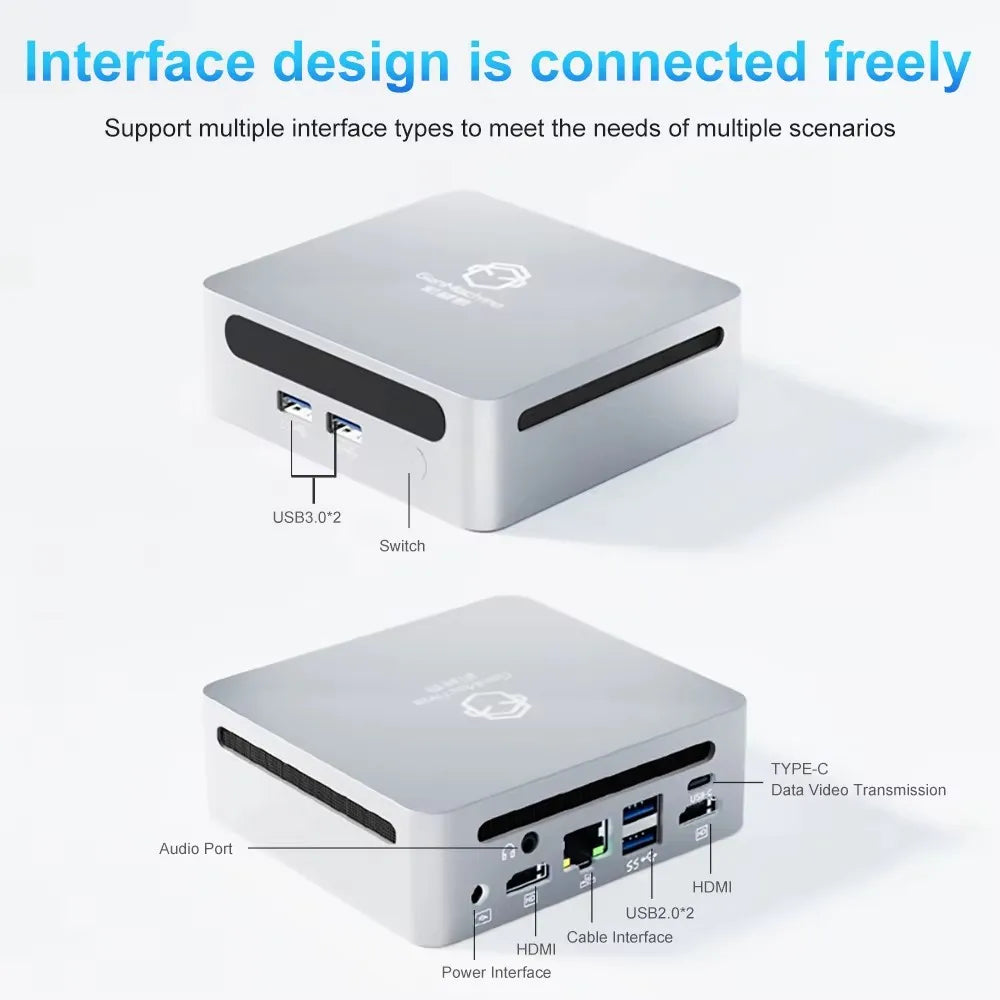 Mini PC GenMachine 5300U DDR4 32GB Wifi6 HDMI Gamer