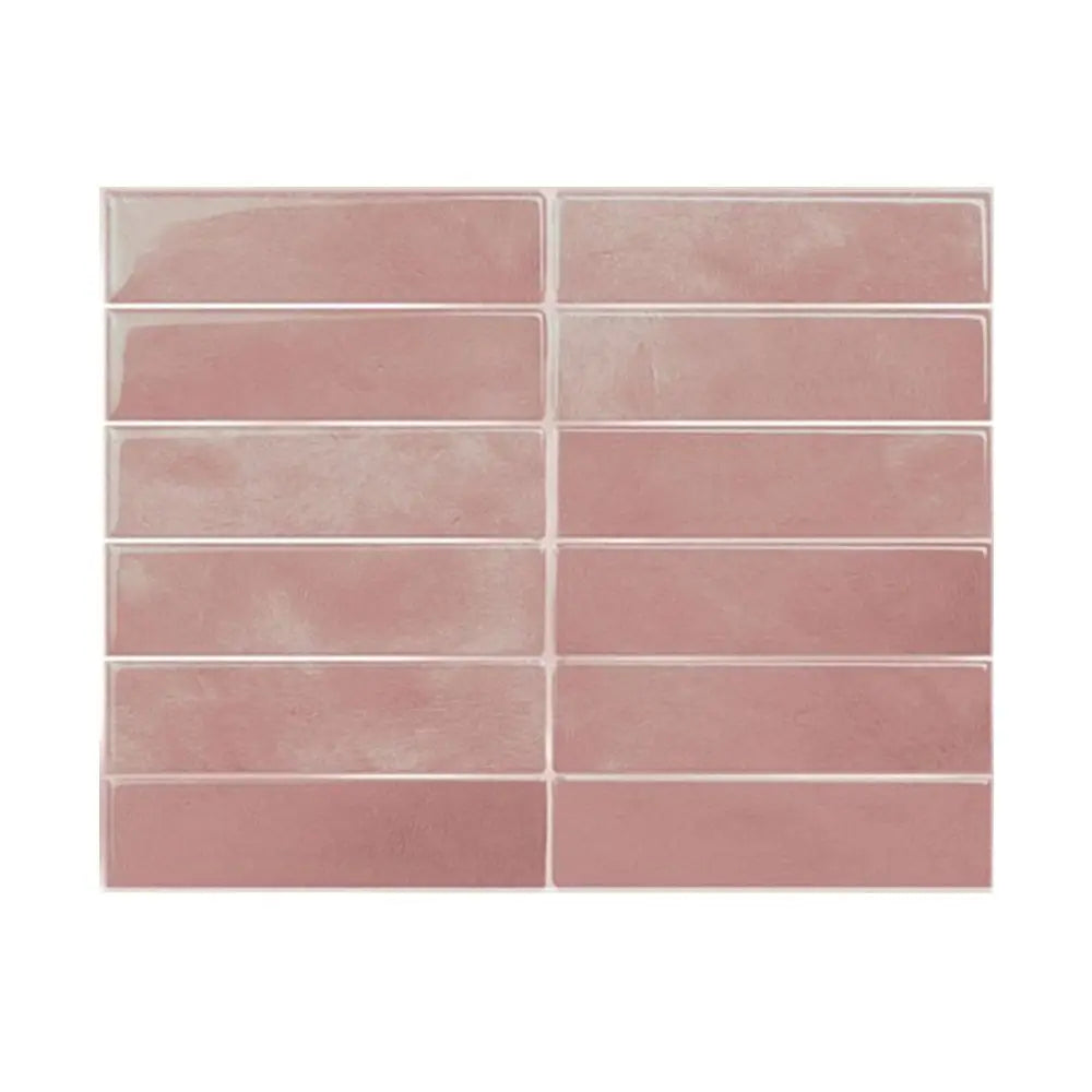 Waterproof Self Adhesive Tile Wall Stickers Oil-proof Moisture-proof Wall Decal DIY Heat-resistant Wallpaper