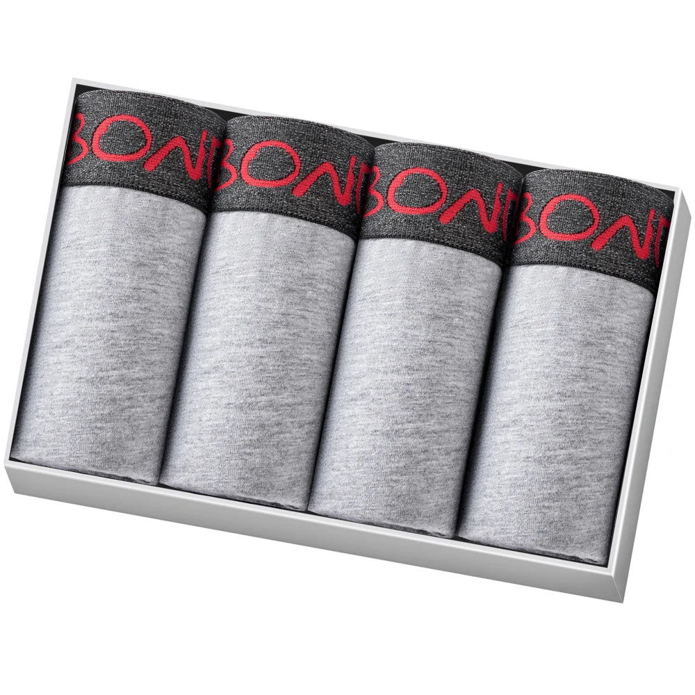 Set of 4 Cotton Men's Underwear - Comfortable &amp; Sexy