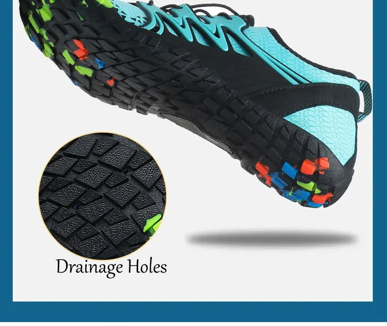 Unisex Water Shoes Quick-Dry Aqua Shoes Drainage Wading Shoes Beach Sports Swim Sandals Yoga Barefoot Diving Surfing Sneakers