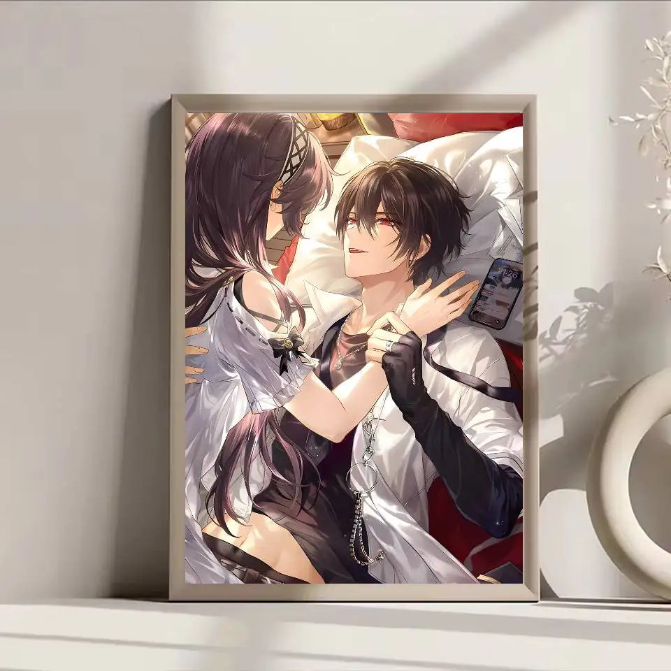 Anime Vampire Knight Poster Self-adhesive Art Waterproof Paper Sticker Coffee House Bar Room Wall Decor