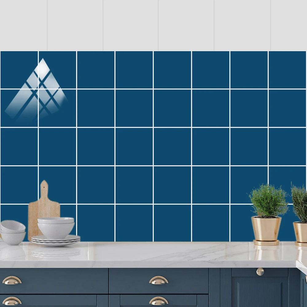 10 pieces of waterproof turquoise wall tiles