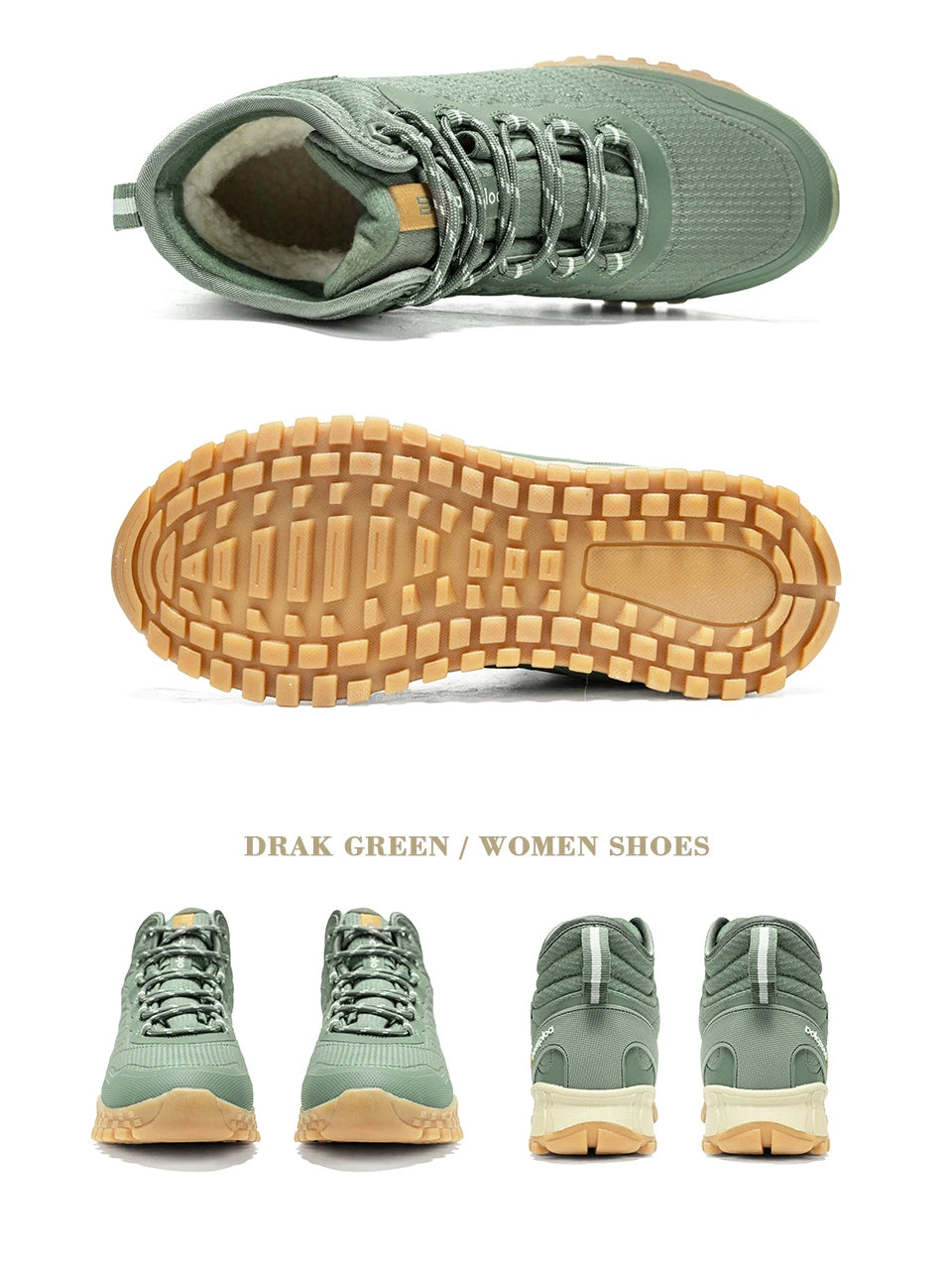 Giày Boot Nữ Baasploa Lót Lông Ấm Chống Trượt, Chống Nước