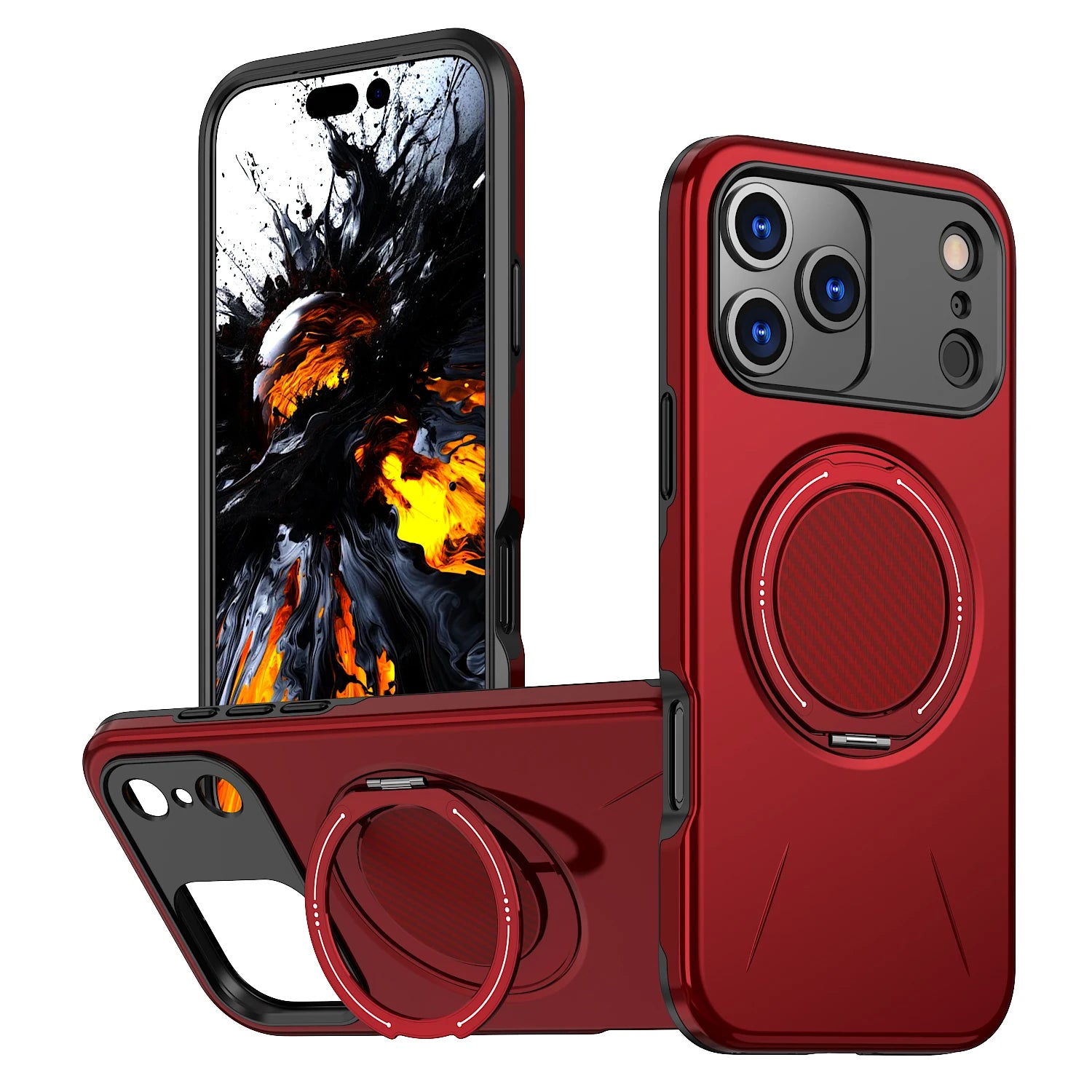 360° Magnetic Bracket Phone Case For iPhone 17 Air 11 12 13 14 15 16 17 Pro Max For Magsafe Shockproof Stand Holder Cover Funda - Daisan Mart