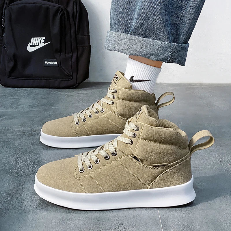 Giày Trượt Ván Đỏ Nam Suede Thời Trang Casual 50 kí tự