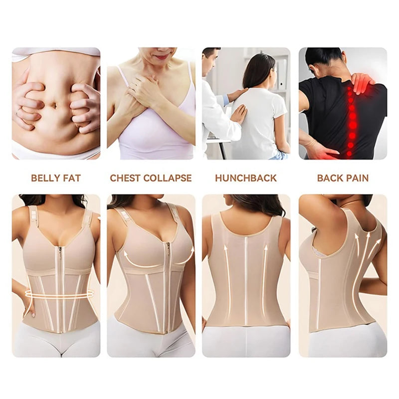 Áo Nịt Bụng AfruliA Nén Cao Định Hình Eo Dáng - Daisan Mart