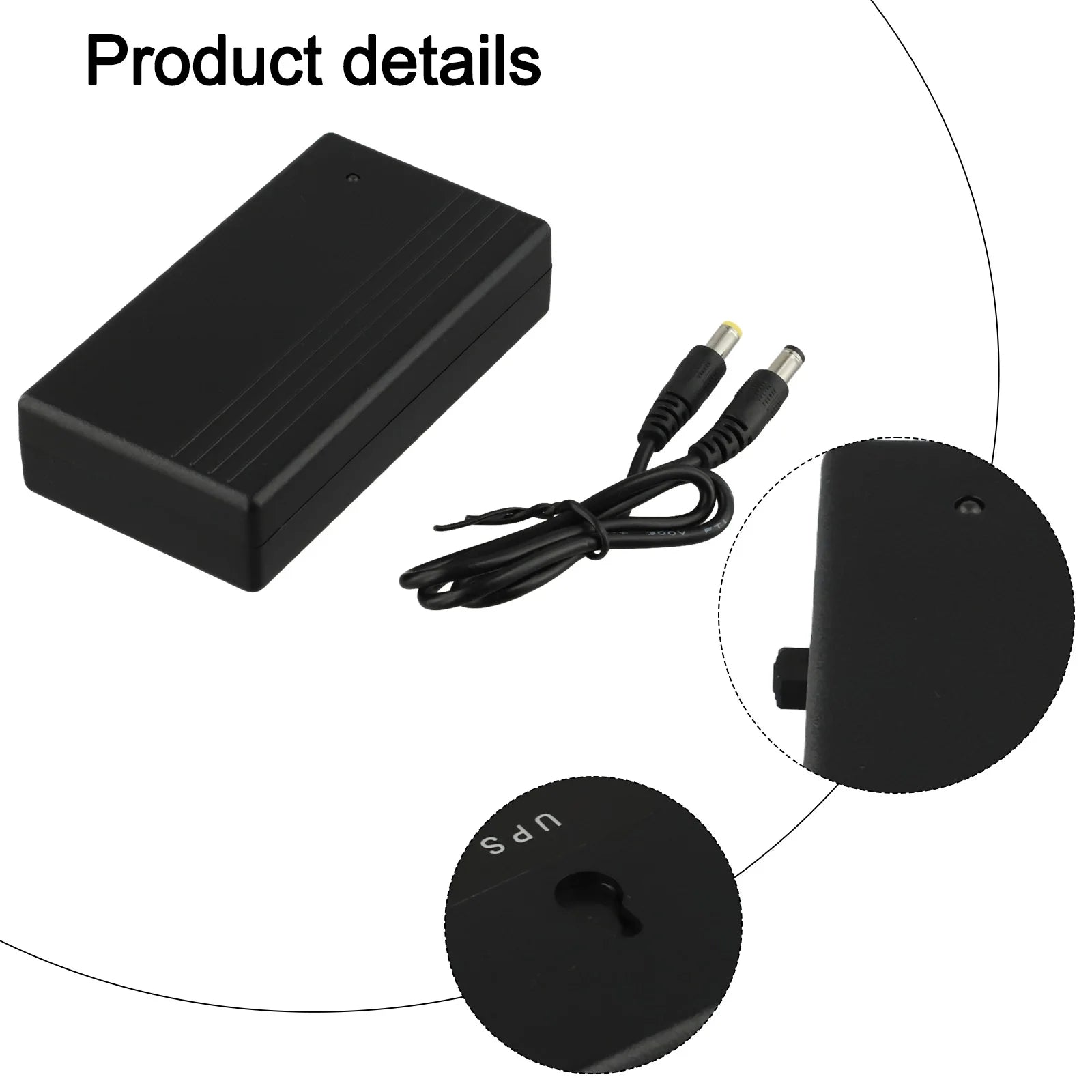22.2W Power Supply 12V UPS Power Backup Solution Environmentally Friendly Materials Trickle Constant Current Charger
