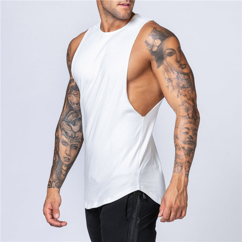 Áo Tank Nam Tập Gym Mùa Hè Thoáng Khí Cotton - Daisan Mart